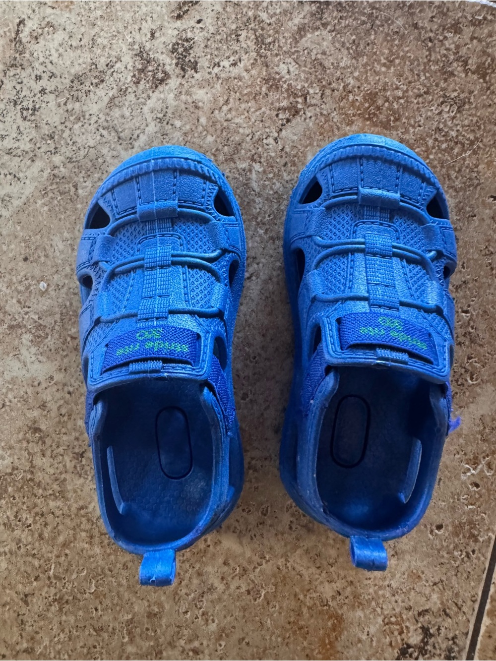 Stride Rite Bright Blue Kids Water Shoes
